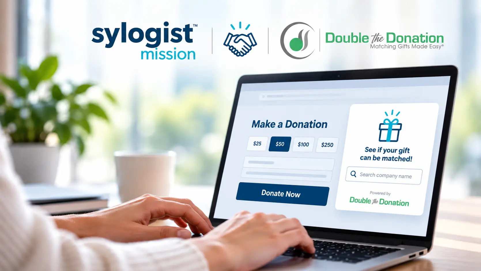 double the donation