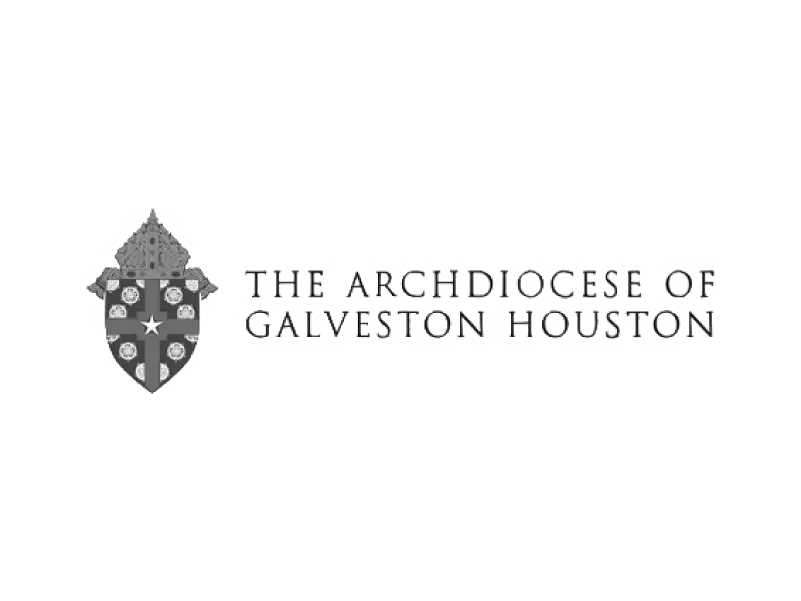 Diocese of Biloxi logo grayscale