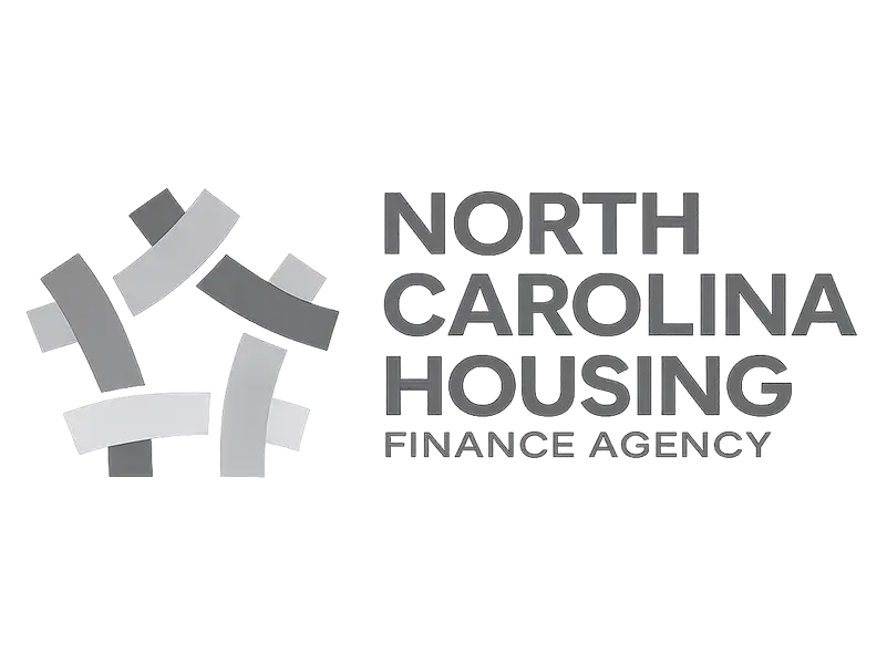 North Carolina Housing Finance Agency logo grayscale