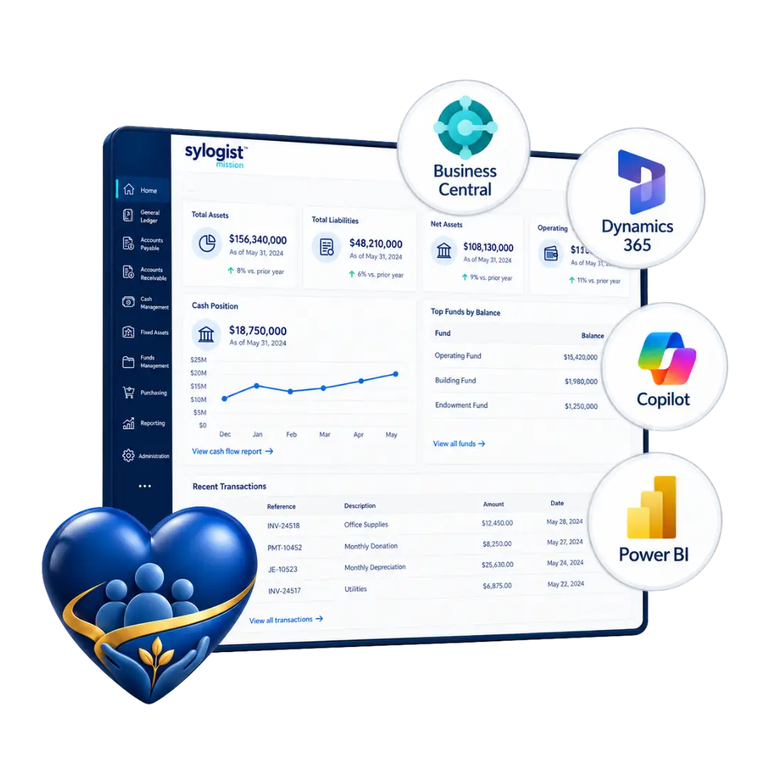 Faith-based nonprofit CRM & ERP